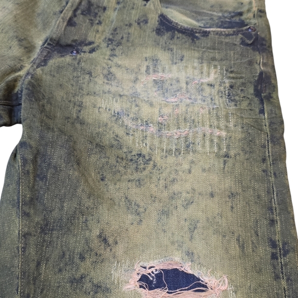 PRPS BARRACUDA RIPPED WASHED SHORT JEAN Size 32 Mens - Picture 7 of 8